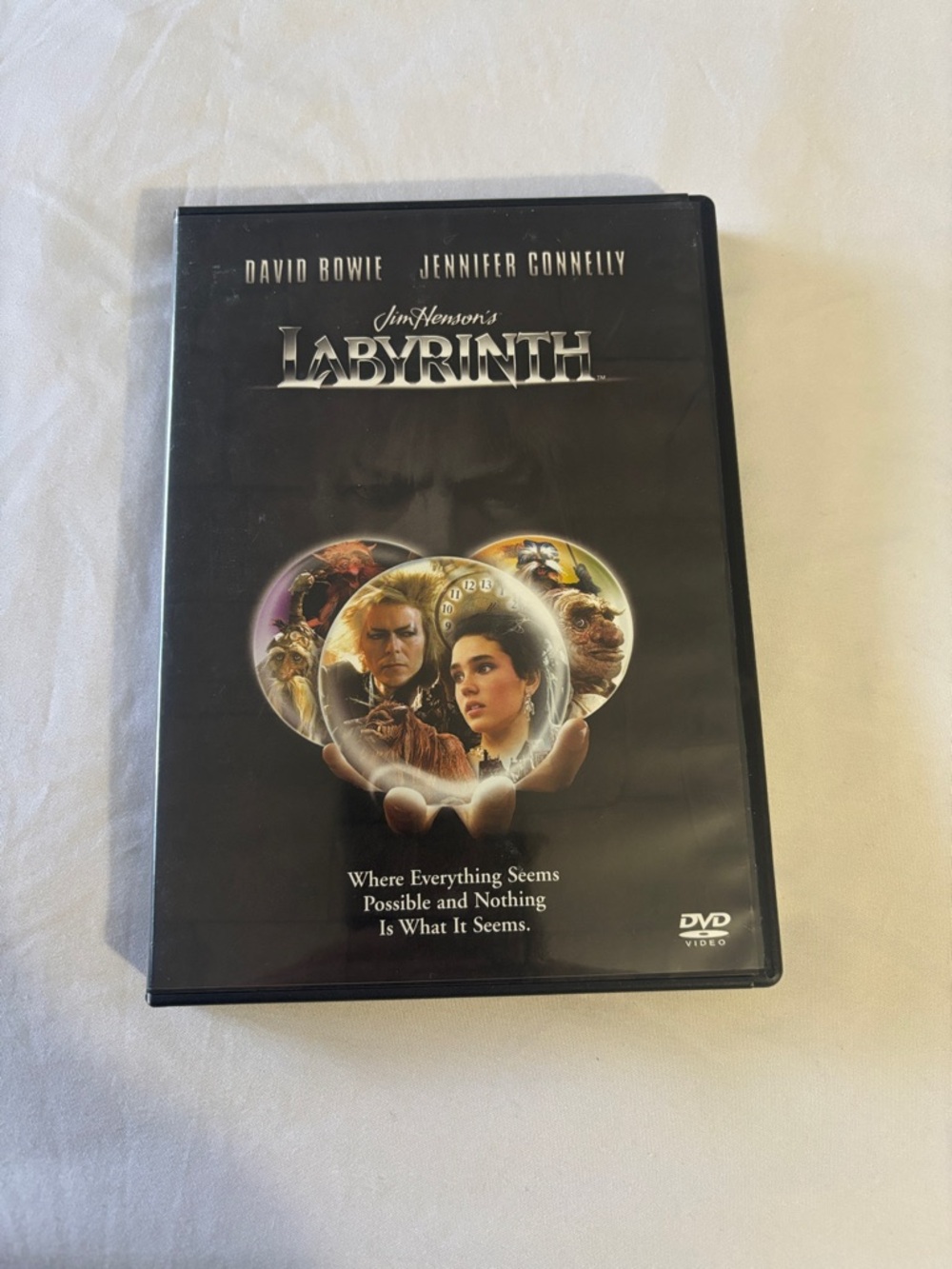 Labyrinth DVD Movie Case - Black Cover